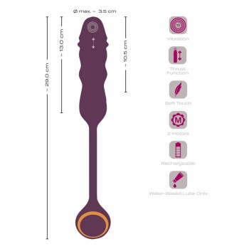 Javida Vibrating + Thrusting Bullet Vibrator