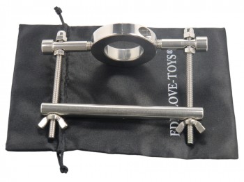 Ballstretcher Edelstahl Hodenring mit Hodentrenner