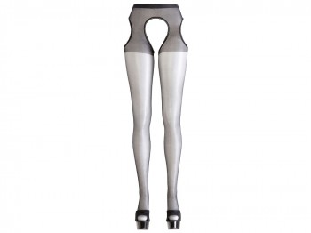 Cottelli Legwear Sex Strumpfhose schwarz Gr. S/M