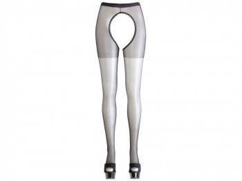 Cottelli Legwear Strumpfhose ouvert mit offenem Schritt