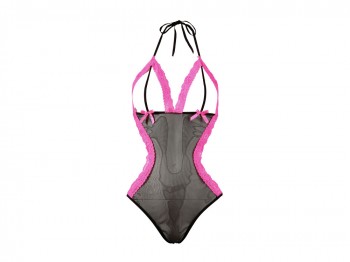 Body in schwarz pink