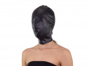 Isolationsmaske - Maske ohne Öffnungen schwarz Gr. L