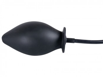 You2Toys True Black Analplug mit Pumpball