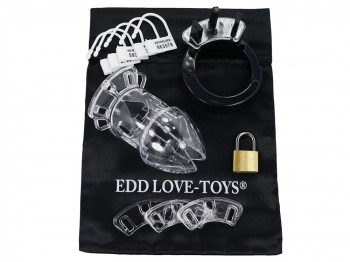 Prisoner Peniskäfig aus Kunststoff transparent