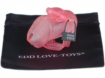 Obey Peniskäfig aus Kunststoff rosa