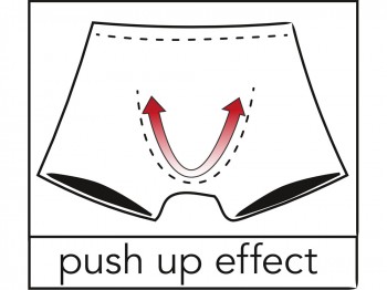 Svenjoyment Schwarze Minipants mit Push-Up-Effekt