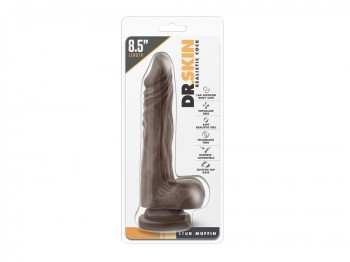 Dr. Skin Dildo Stud Muffin 21cm braun