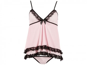 Cottelli Lingerie Rosanes Babydoll-Set Gr. XL