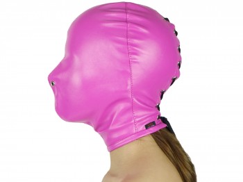 Isolationsmaske Full Face Hood Maske pink