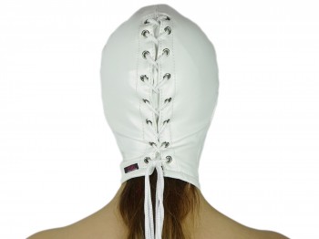 Isolationsmaske Full Face Hood Maske weiß