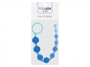 Thai Toy Beads Analstrang blau 30cm