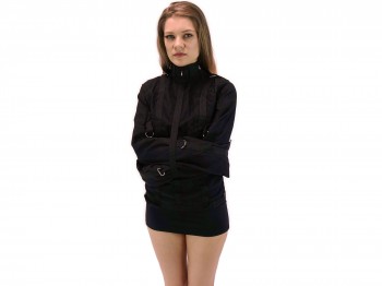 Echte Zwangsjacke schwarz Gr. L