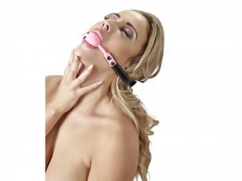 Bad Kitty Silikon Knebel pink abschliessbar