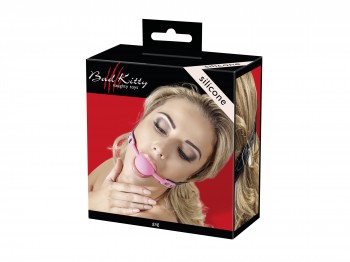 Bad Kitty Silikon Knebel pink abschliessbar
