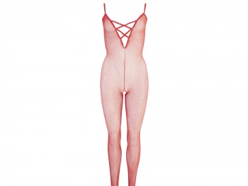 Mandy Mystery Catsuit rot ouvert Gr. M/L