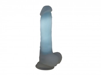 Glow in the Dark Silikon Dildo 20 cm