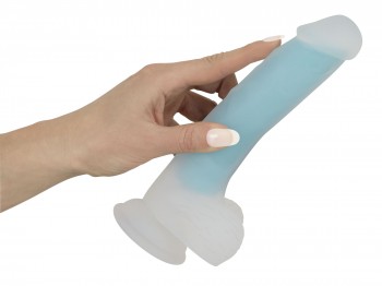 Glow in the Dark Silikon Dildo 20 cm