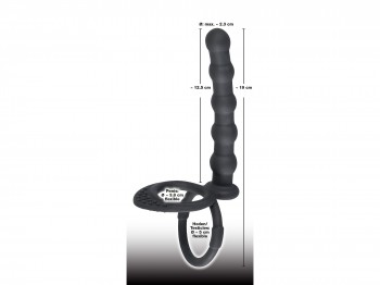 Black Velvets Cock & ball ring