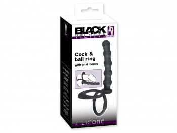 Black Velvets Cock & ball ring