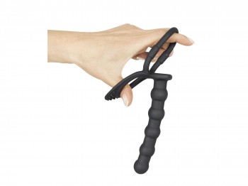 Black Velvets Cock & ball ring
