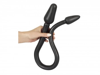 Rebel Doppeldildo schwarz 78 cm