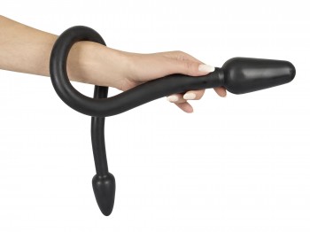 Rebel Doppeldildo schwarz 78 cm