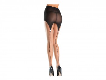 Strumpfhose mit Zick Zack Naht BW778