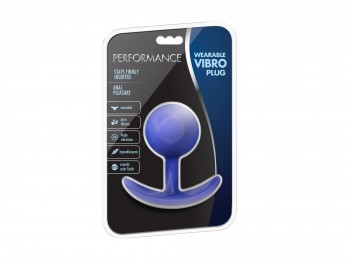 Performance Wearable Vibra Plug blau