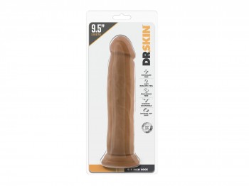 Dr. Skin 9.5 inch Dildo mokka 22 cm