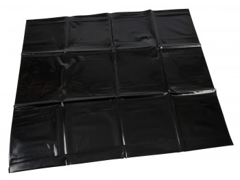 PVC Orgy Kissenbezug schwarz 71 x 77 cm