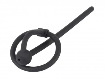 Penisplug Piss Play mit Eichelring 12 cm