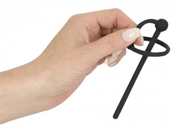 Penisplug Piss Play mit Eichelring 12 cm