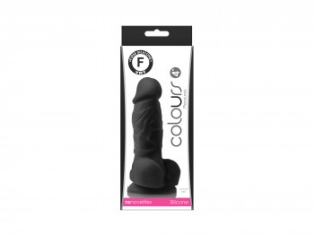 Dildo Colours Pleasures schwarz 9 cm