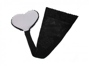 Cottelli Accessoires Schwarzer Klebestring mit Baumwollzwickel