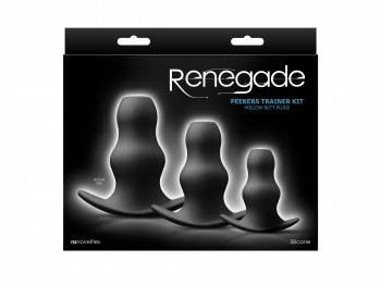 Renegade Peeker Kit schwarz Tunnelplug 3er Set