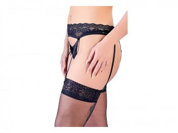 Cottelli Lingerie Jock-String & Strapsgurt schwarz Gr. XL