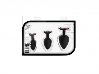 Luxe Bling Plugs Training Kit schwarz rot