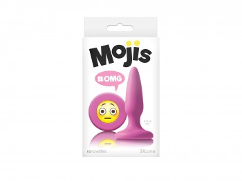 NS Novelties Mojis #OMG Buttplug Silikon small pink
