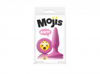 NS Novelties Mojis #WTF Buttplug Silikon small pink