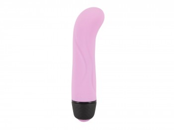 G-Punkt-Vibrator mit Reizrillen am Schaft 12 cm