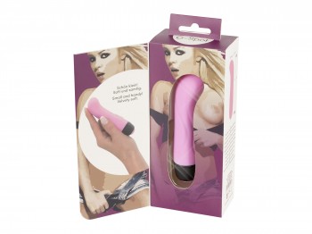 G-Punkt-Vibrator mit Reizrillen am Schaft 12 cm