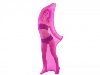 Body Stocking Nylon Cocoon Ganzkörperstrumpf pink