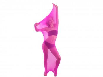 Body Stocking Nylon Cocoon Ganzkörperstrumpf pink