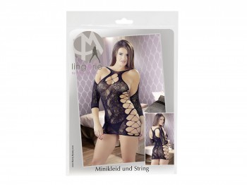 Mandy Mystery Minikleid in Spitzen-Optik