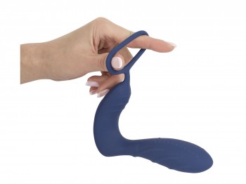 Vibrating Prostate Plug mit Penisring 14 cm