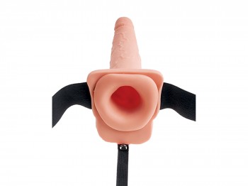 Strap-on Squirting Umschnalldildo 21 cm