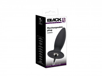 Black Velvets Rechargeable Plug medium 12 cm