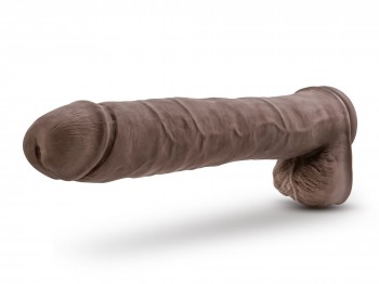 Double Layer Dildo Daddy Au Naturel 35 cm braun