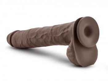 Double Layer Dildo Daddy Au Naturel 35 cm braun