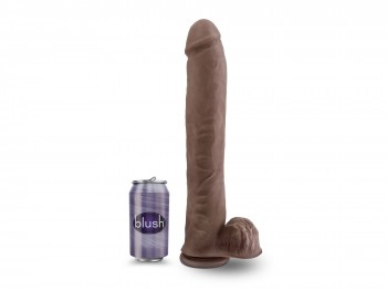 Double Layer Dildo Daddy Au Naturel 35 cm braun